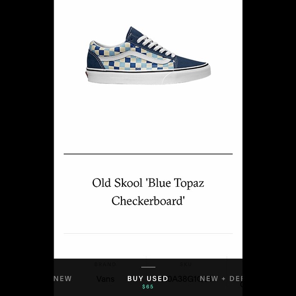 vans checkered old skool blue topaz shoes